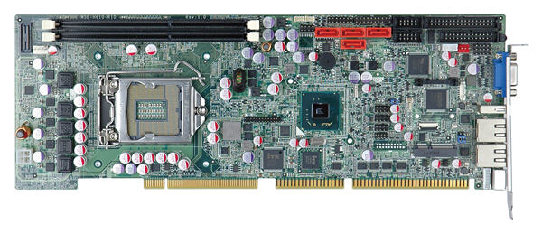 威强电PICMG 1.0 CPU全长卡Intel H61芯片工控主板WSB-H61支持32nm LGA1155 Intel Core i7/i5/i3/Pentium /Celeron CPU