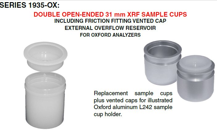 chemplex1935-OX样品杯 替代牛津54-CK-100）