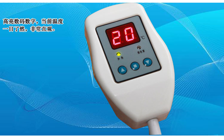 供应数显智能温控器 插头式温控器电子温度显示器 地暖温控器