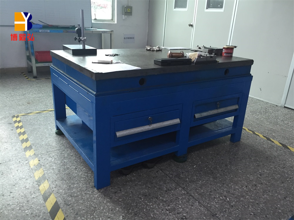 新品 水磨钢板桌面工作台重型钢板钳工台模具台飞模台铸铁工作台