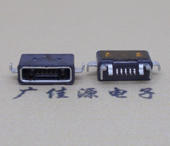 MICRO USB防水母头AB型迈克手机USB接口3D图纸封装
