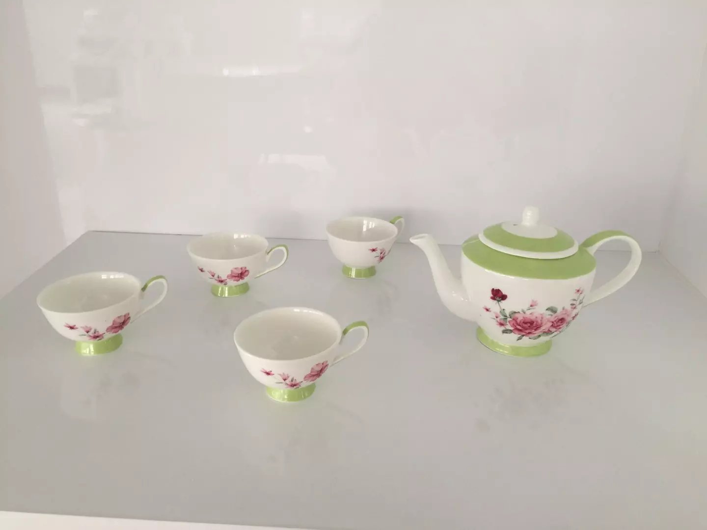 茶具唐山华耀瓷业优质骨质瓷7头茶具