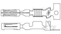 原厂泰科正品770520-1插接件端子连接器F压接17A镀锡现货