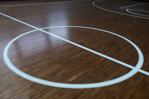 天津单双层龙骨体育木地板 羽毛球运动木地板安装篮球木地板