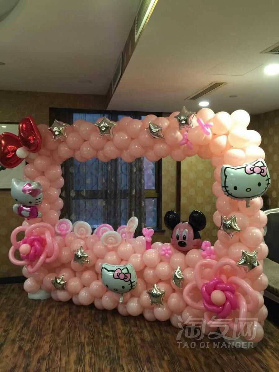 云南豆豆气球策划聚会派对场地气球布置婚礼气球装饰