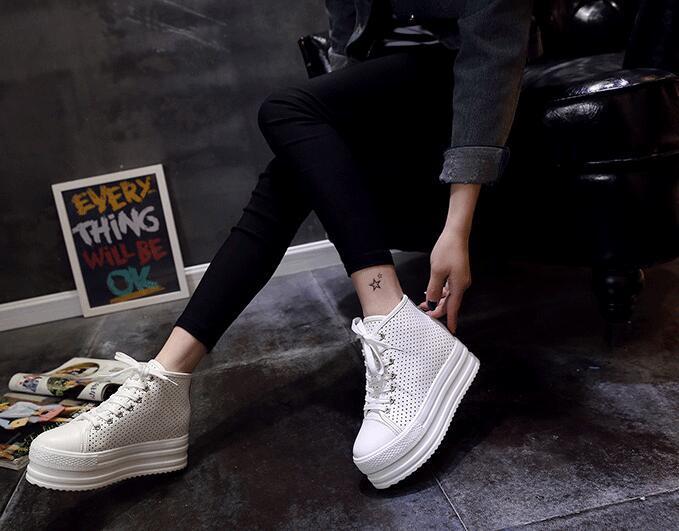 韩版2016新款一字扣带凉鞋中跟粗跟真皮性感黑色露趾简约高跟鞋