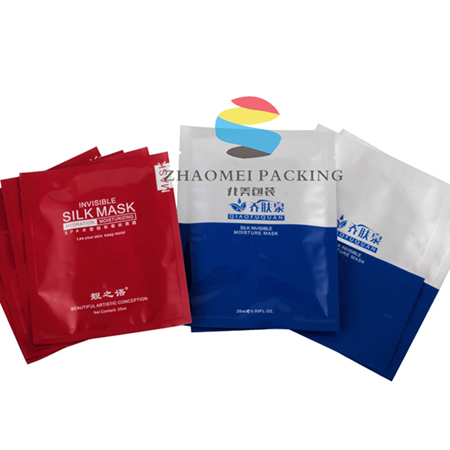 兆美厂家直销铝箔袋 可印刷 专业定做面膜袋 真空面膜美容瘦身贴片包装袋包装卷膜