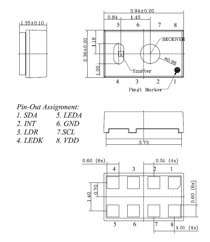 光宝原装传感器LTR-580RGB大量现货供应