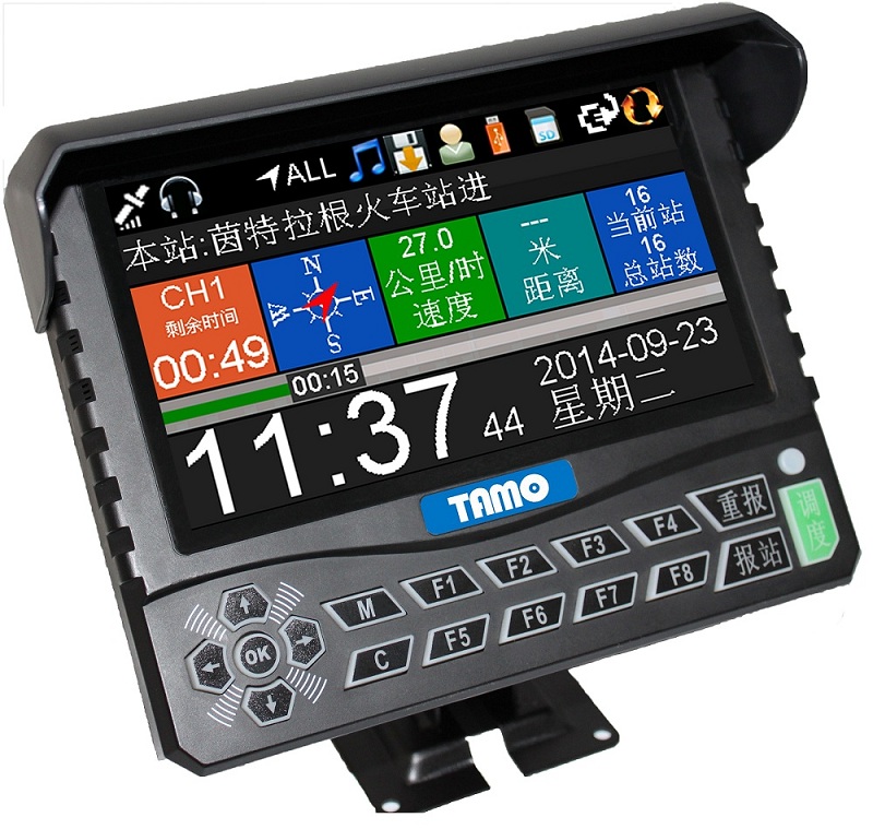 GPS自动语音公交报站器TM070