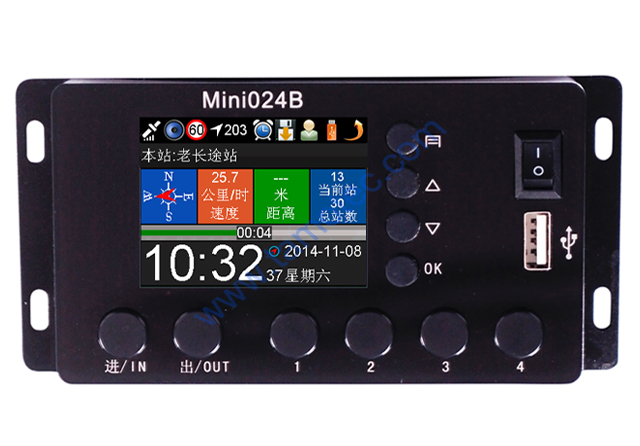 GPS自动语音公交报站器MINI024