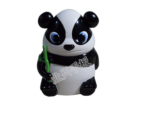 熊猫公仔手板模型