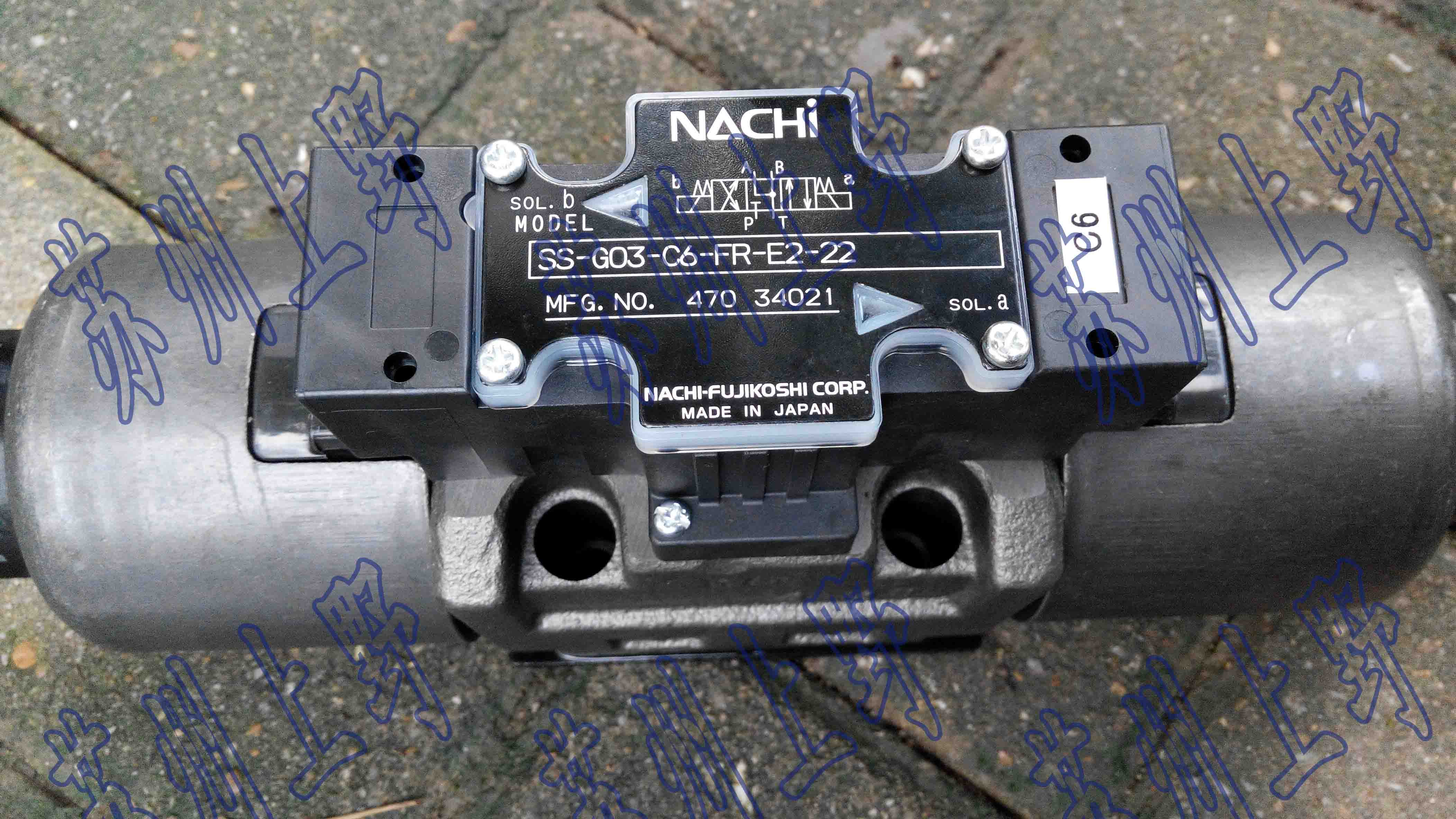 日本NACHI可能越电磁阀 型号SS-G03-C6-FR-E2-22