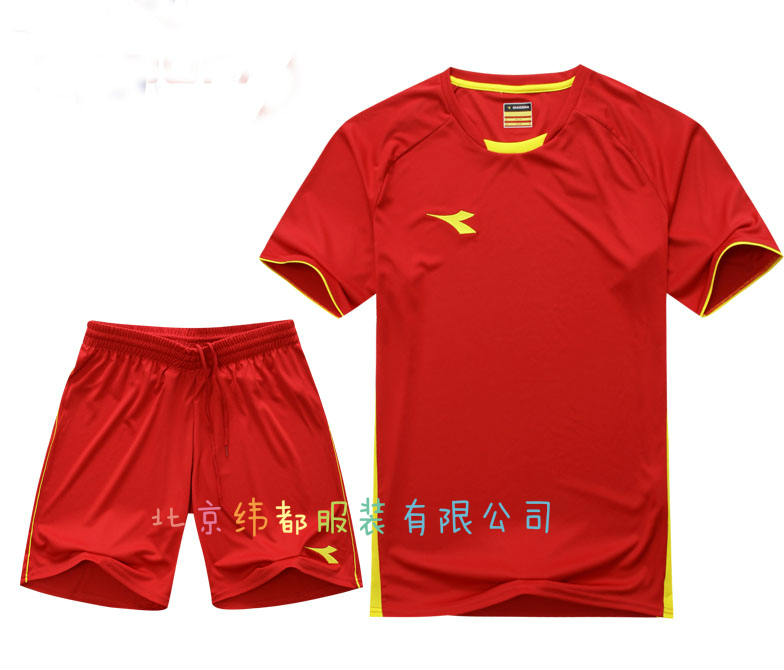 北京定做男式足球衫网眼速干足球服球迷赠品球衣
