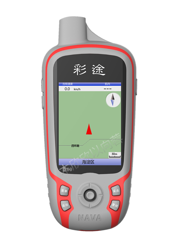 彩途K60 户外运动手持GPS导航仪户外徙步测量面积GIS数据采集器