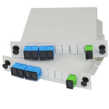 PLC光分路器 1分4分路器 1分8插片式盒式光分路器