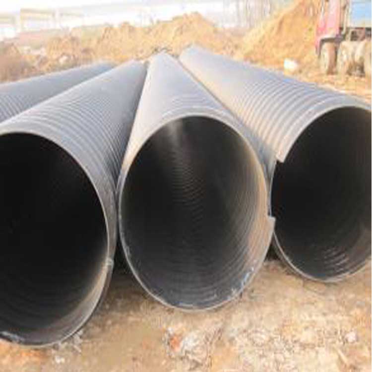 钢带波纹管优势 可用于垃圾填埋场污水收集管