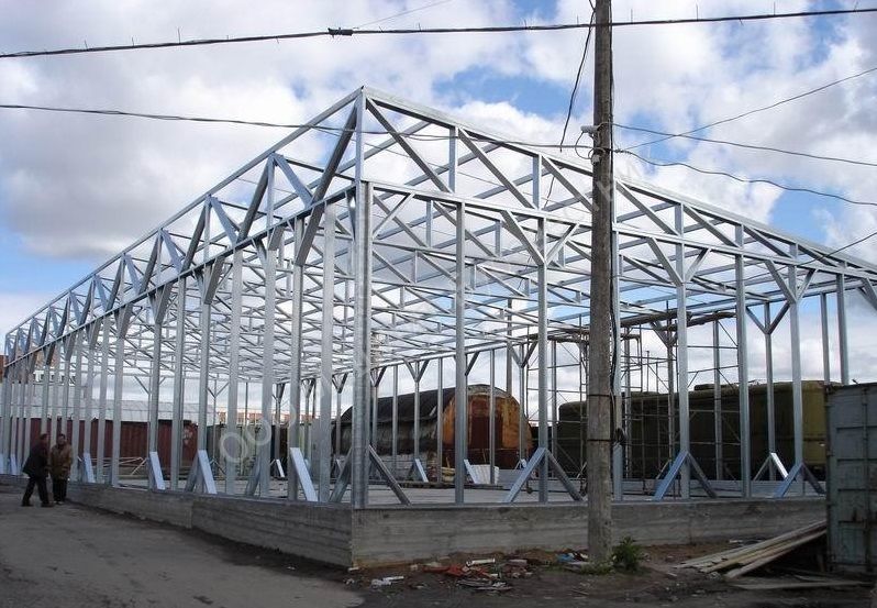钢结构厂房 钢结构柱 钢结构网架