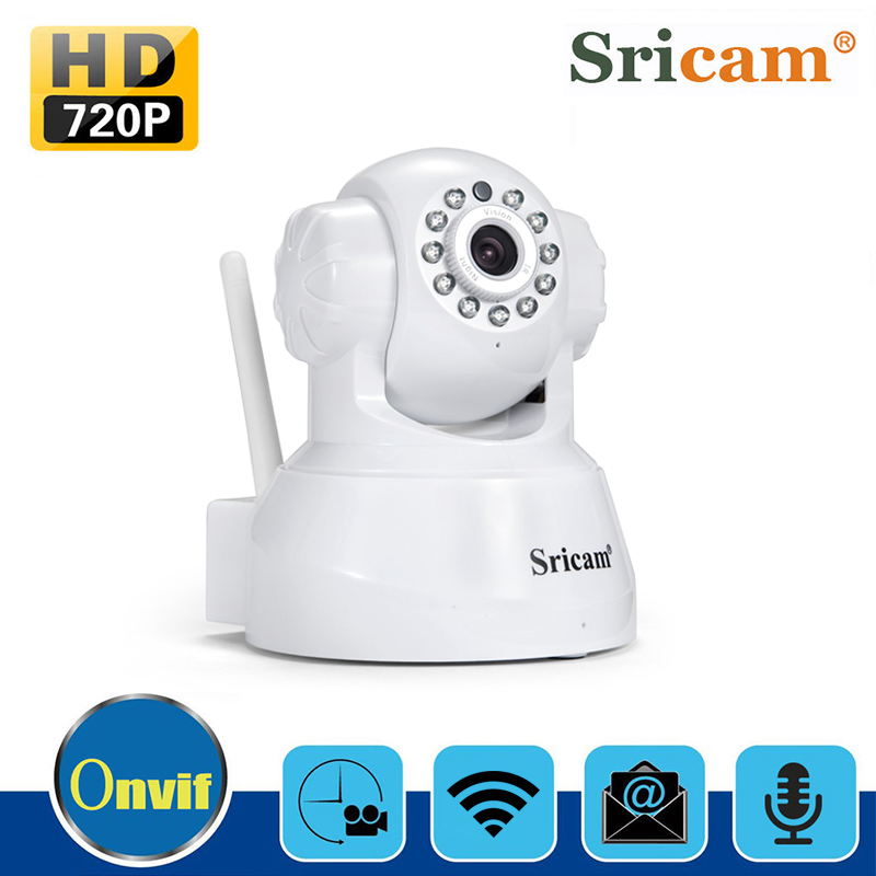 sricam 厂家直销百万高清网络摄像头 智能wifi插卡监控摄像