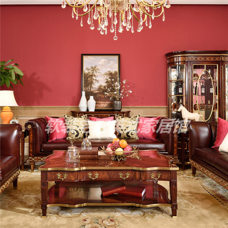 欧式组合沙发 新古典实木沙发 布艺沙发 奢华定制家具 样板房家具