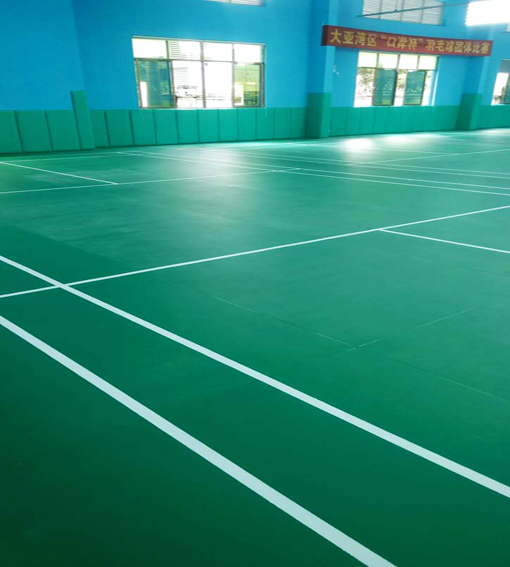 深圳耐磨4.5mm荔枝纹PVC胶地板 羽毛球用PVC胶地板商家材料价格