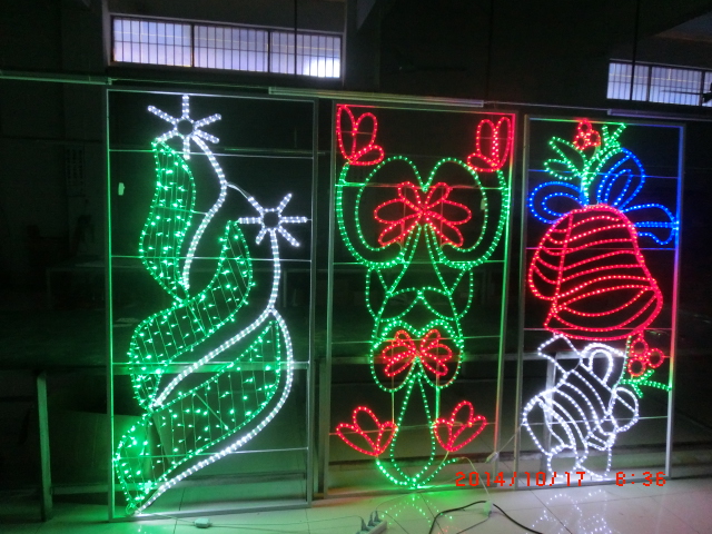 2016LED中国结 路灯杆造型灯 春节亮化灯具