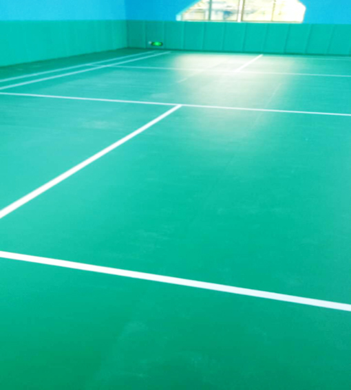 广东深圳羽毛球比赛用PVC胶地板 羽毛球馆移动式PVC胶地板施工价格