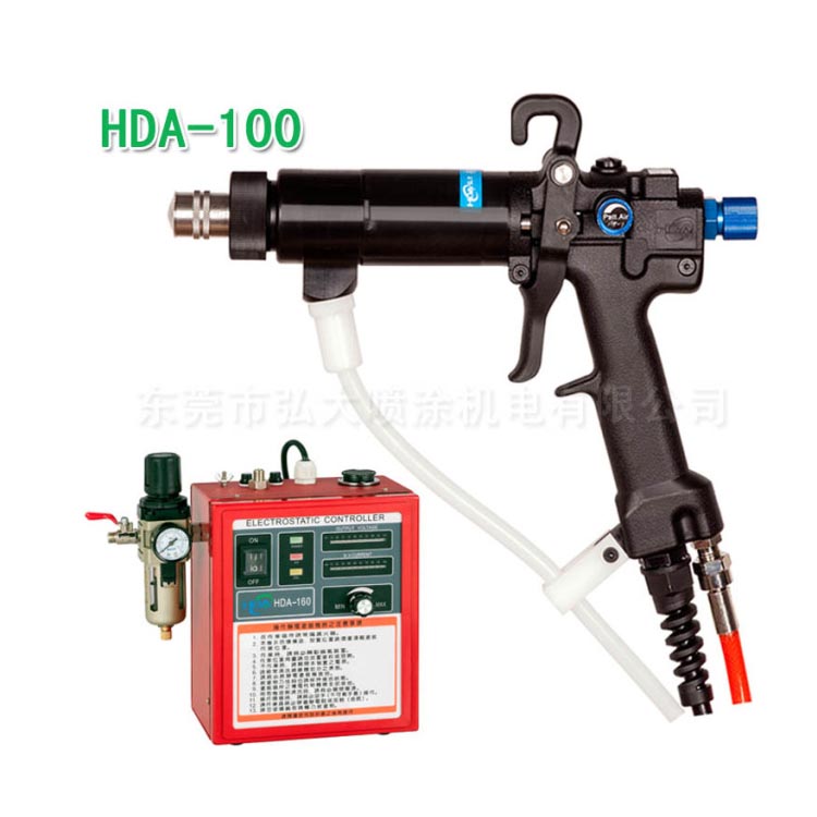 湖南静电喷枪 弘大HDA-100静电喷枪 手动静电喷漆枪