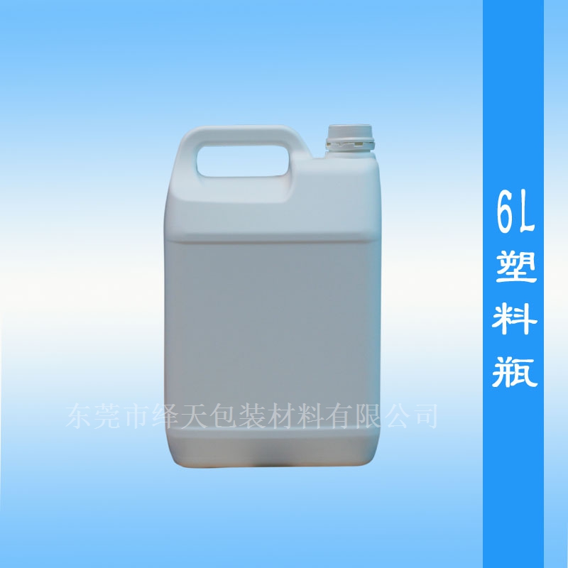 6L塑料桶 食品化工塑料方桶6升白色小塑料桶厂家
