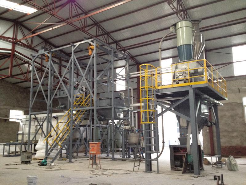 供应上海全自动干粉生产厂家粉体工程直销特种保温砂浆生产工艺干粉砂浆生产线