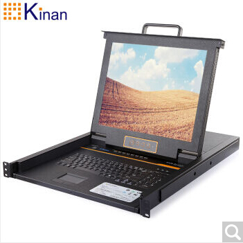 秦安 KinAn XL1708i IP KVM切换器8口VGA切换器 配线