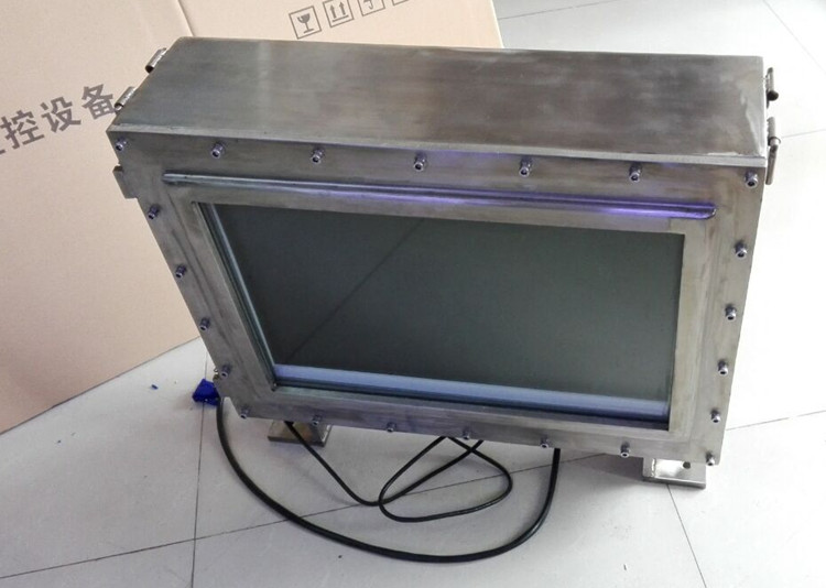 黑龙江17寸不锈钢防爆显示器 化工厂防爆液晶监视器厂家