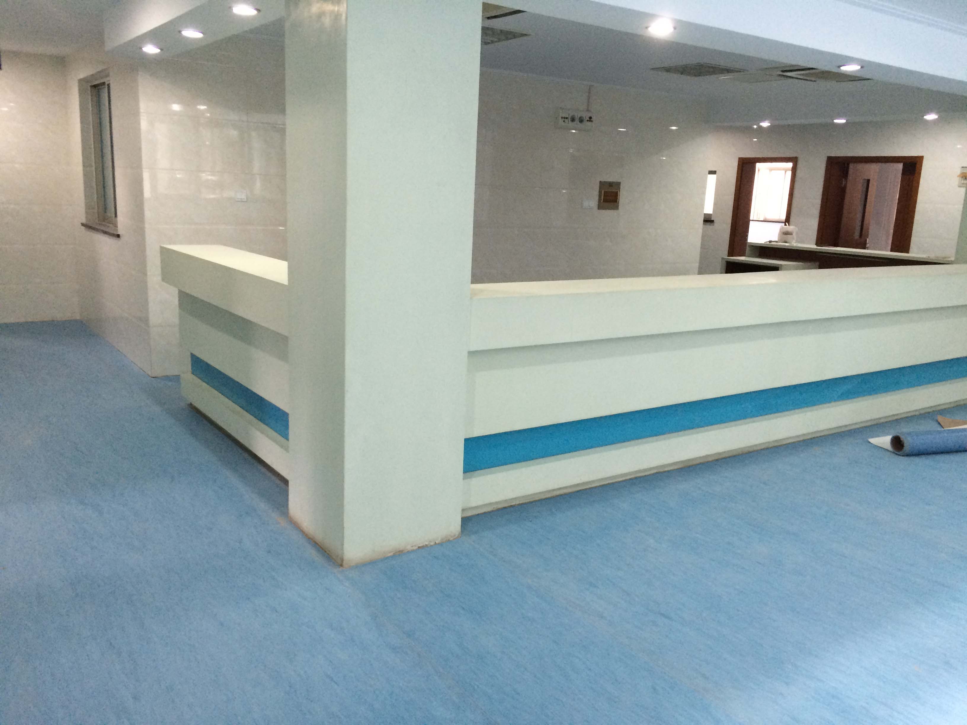 医院诊所**PVC塑胶地板,无尘无菌,防尘抑菌,医用环保地板,常州PVC塑胶地板