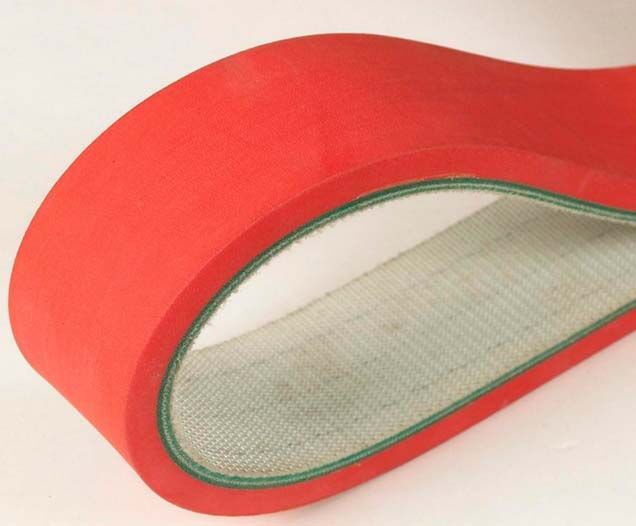 厂家热销 鱼骨纹输送带 6.0墨绿色鱼骨纹PVC防滑带