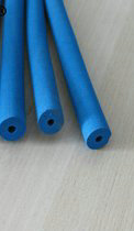 彩色橡塑保温管,蓝色橡塑保温管厂家直销