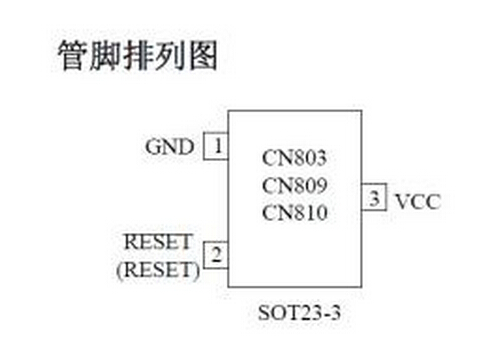 上海如韵CN809R 复位ic低电平至少延时140ms 复位阈值2.63v