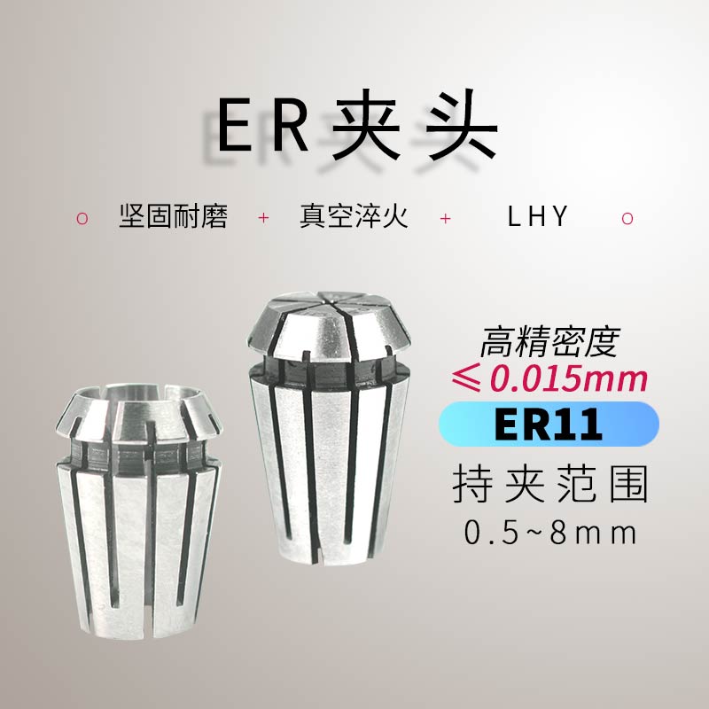 大量销售ER11-A/B/M/UM/D四方型压帽/螺母 ER型刀夹主轴螺母 雕刻机螺母