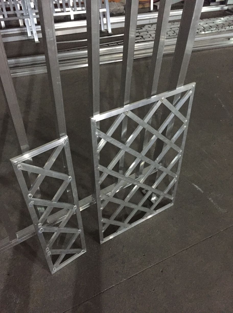 厂家直销 铝合金屏风设计焊接