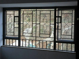 别墅专业铝窗花 港式3d木纹铝窗花