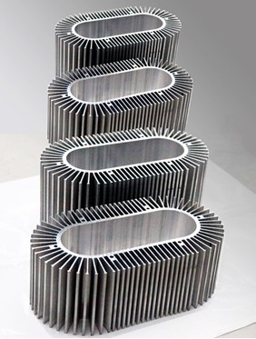 供应高难散热器铝型材/大截面铝型材