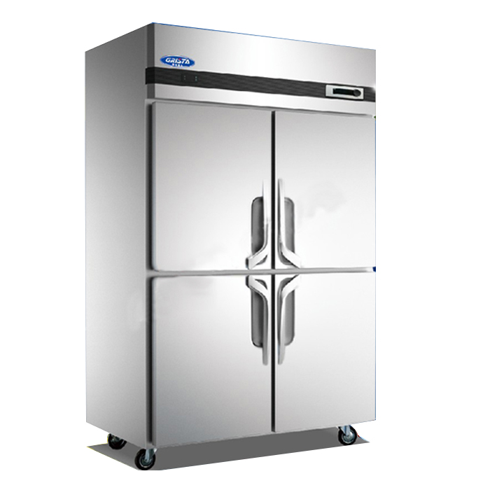 长期批发零售广东星星/格林斯达四门冰箱QZ1.0L4-X 四门双温冰箱标准款，星星冰柜怎么样