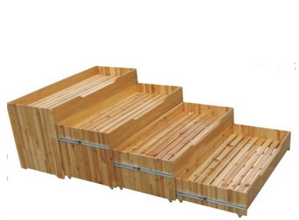 大林森松木家具厂家定做内江幼儿园实木床