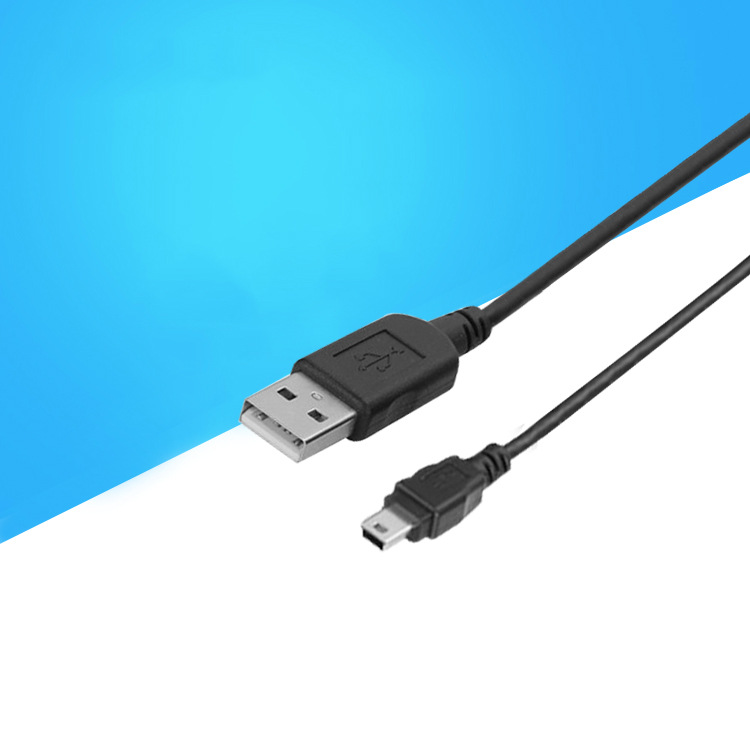 USB A母 转 MINI USB 平板MP3硬盘相机汽车导航数据充电线