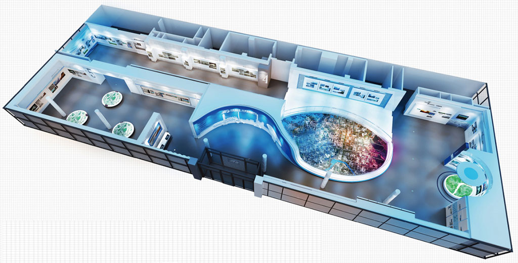 河北数字展厅内部设计规划，展厅空间布局设计施工