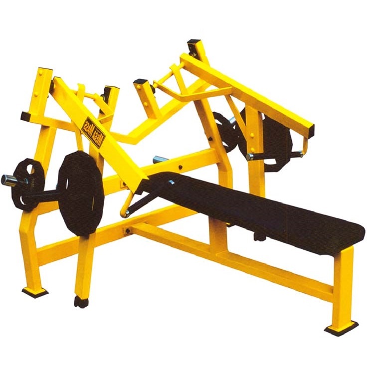 仰卧推胸训练器室内健身力量器械悍马挂片商用多功能运动锻炼器材