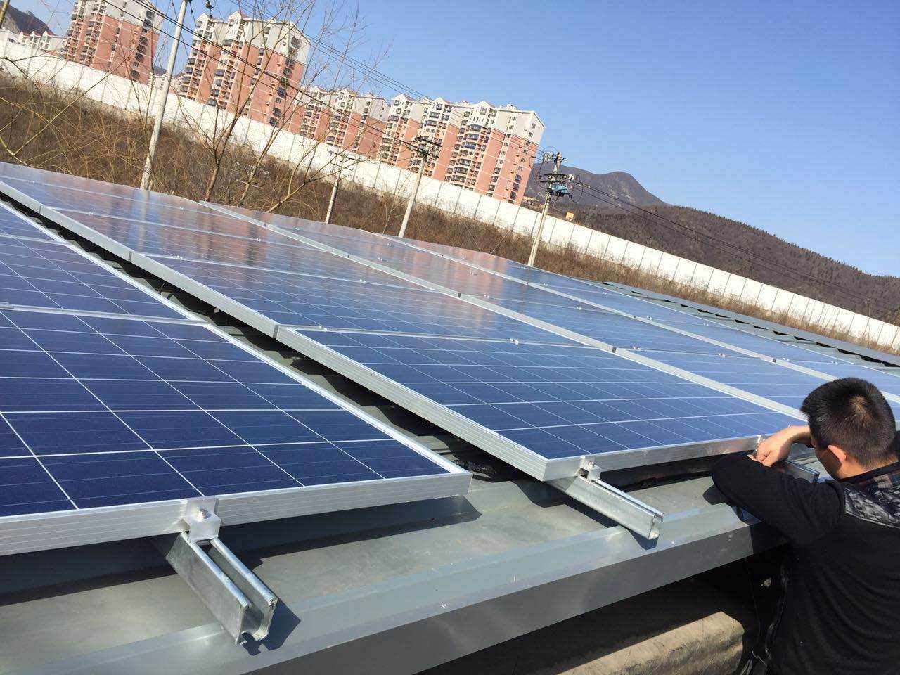 光伏发电5千瓦并网太阳能发电系统5KW 农村光伏屋顶养老 高补贴 北京怀能