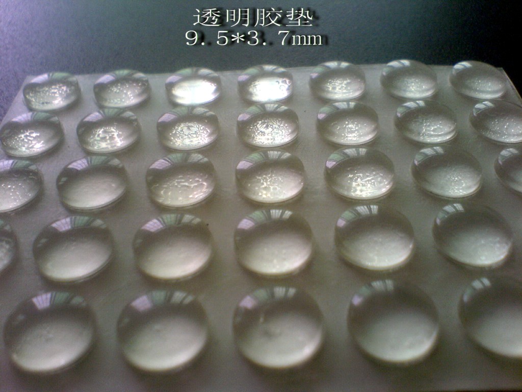 网格硅胶垫片 透明玻璃胶垫 应用于各种玻璃底部 防滑防震防撞用