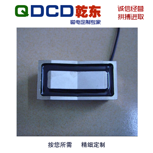 厂家直销 QDD6090S 圆管框架推拉保持直流电磁铁 可非标定制