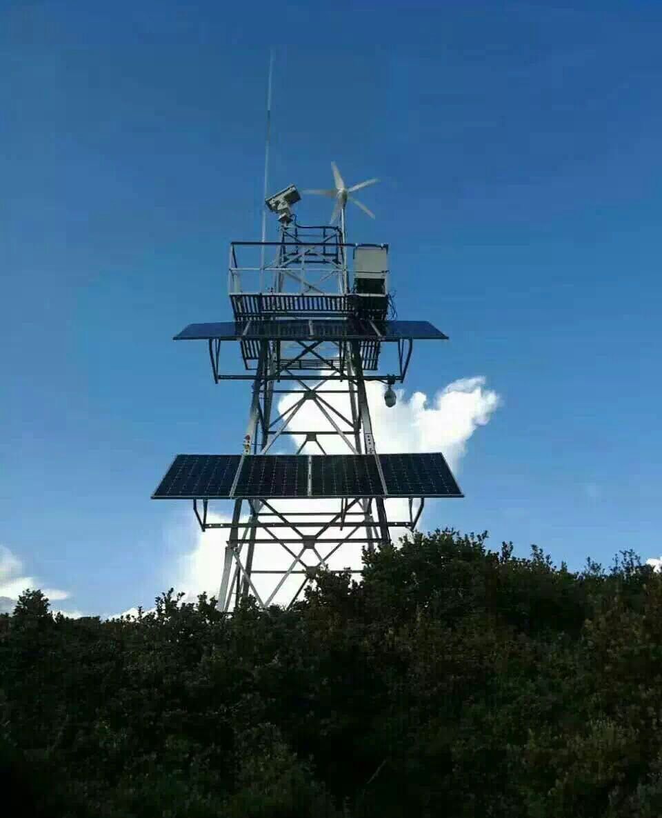 福建武夷山风光互补远距离无线传输森林防火监控系统