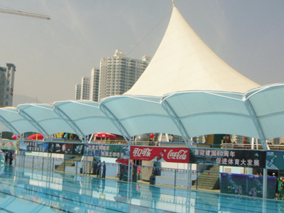 嘉峪关膜结构制作-游泳馆膜结构建造有提供