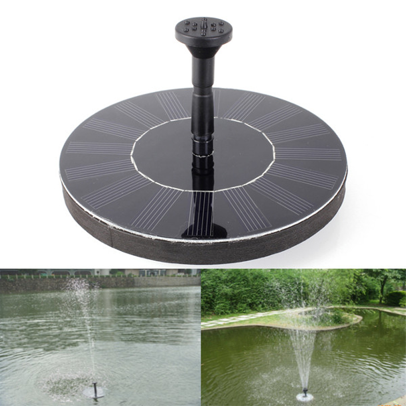 17V10W太阳能喷泉花园池塘公园景区太阳能直流水泵喷水花洒潜水泵